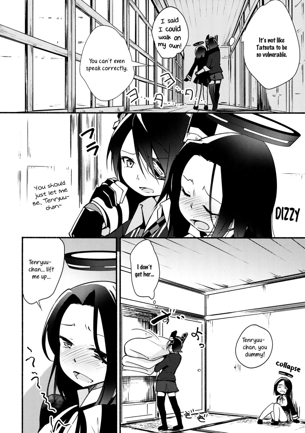 Hentai Manga Comic-Because You're Kind, Tenryuu-chan-Read-3